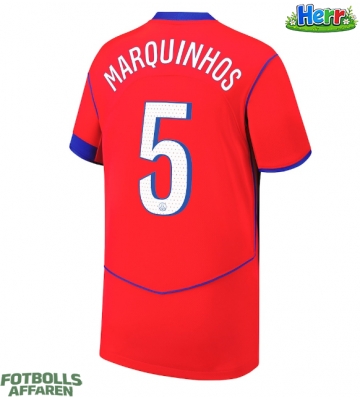 Paris Saint-Germain Marquinhos #5 Tredje Tröja 2025-26 Kortärmad